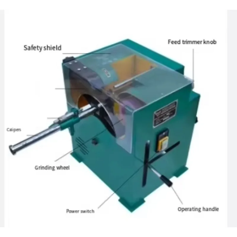 

High Speed Accuracy Electronic Ejector Pin Cutting Off And Grinding Ejector Pin Cutting Machine With End Grinder Punch Pin Rod