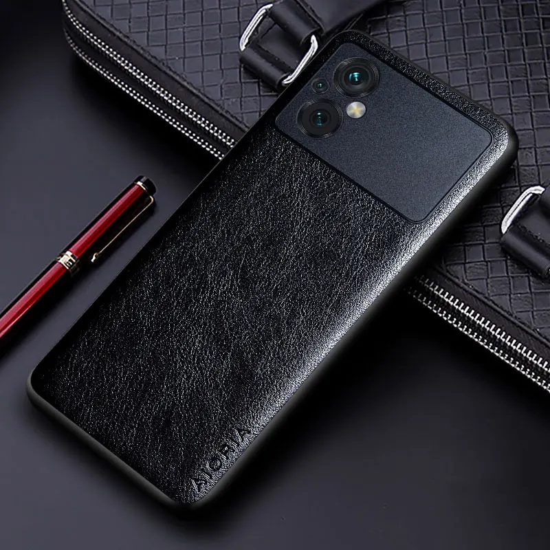 Luxury leather Case for Xiaomi Poco M5 M5S funda Business solid color Soft TUP&Hard PC phone cover for Xiaomi Poco M5 case