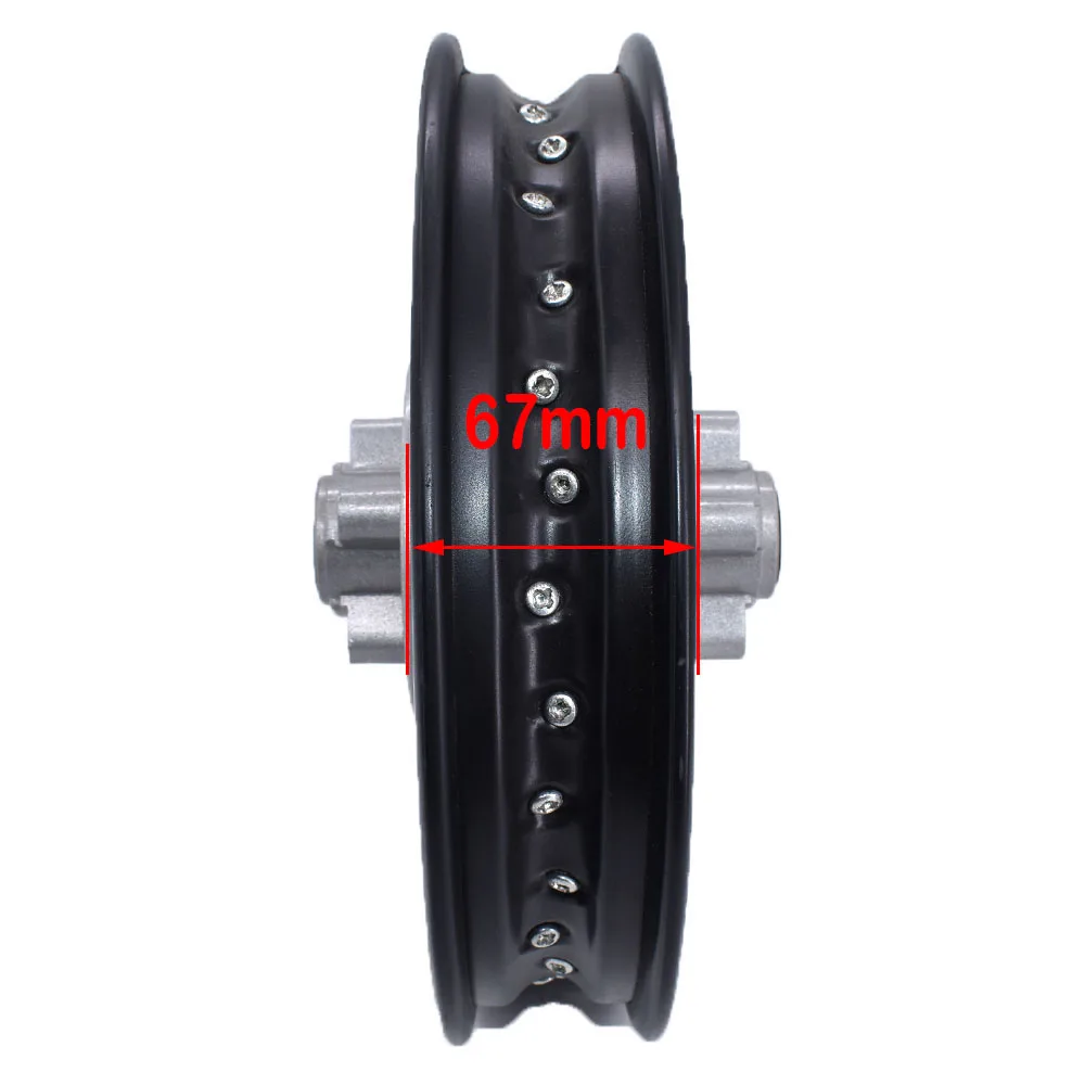 Off Road motorcycle 1.85-12 inch Iron wheel rim Circle Can Fit for 80 / 100-12 inch rear wheel