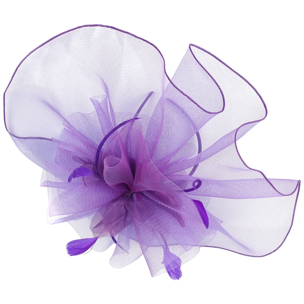 

Mesh Headdress Women Hats Tea Party Hair Accessories Flapper Headb Vintage 1920s Fascinator Headb For Women Prom Wedding Hat