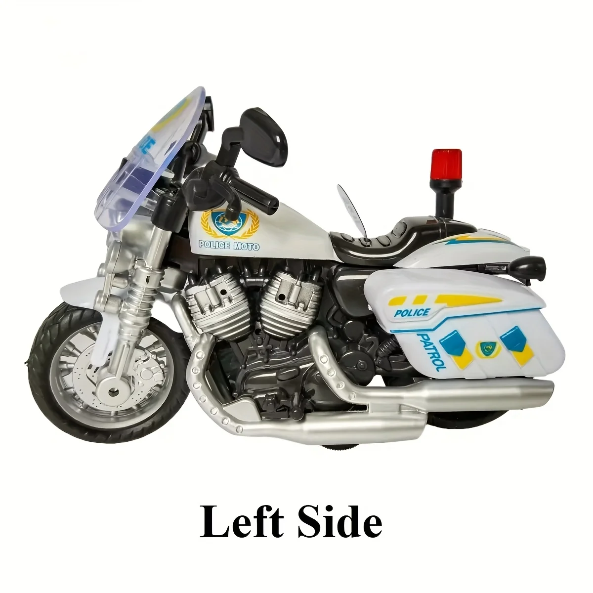 Juguete de motocicleta de aleación fundida a presión, motocicleta extraíble con sonidos y luces 1:12 coches de juguete para niños accionados por fricción, juguetes de motocicleta