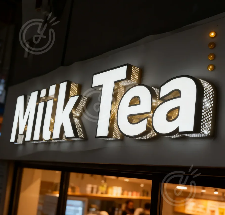 علامات الأعمال علامات لافتات ثلاثية الأبعاد شعار Led مخصص جدار النيون المنزل ضوء رسائل متجر مضيئة خلف العلامة التجارية المرآب المعدني الزخرفية