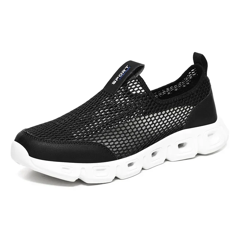 Unisex Große Größe 47 48, Schnell Trocken Wasser Schuhe Frauen Mesh Slip-On Casual Turnschuhe Männer Sommer Im Freien Hohl sport Wanderschuhe