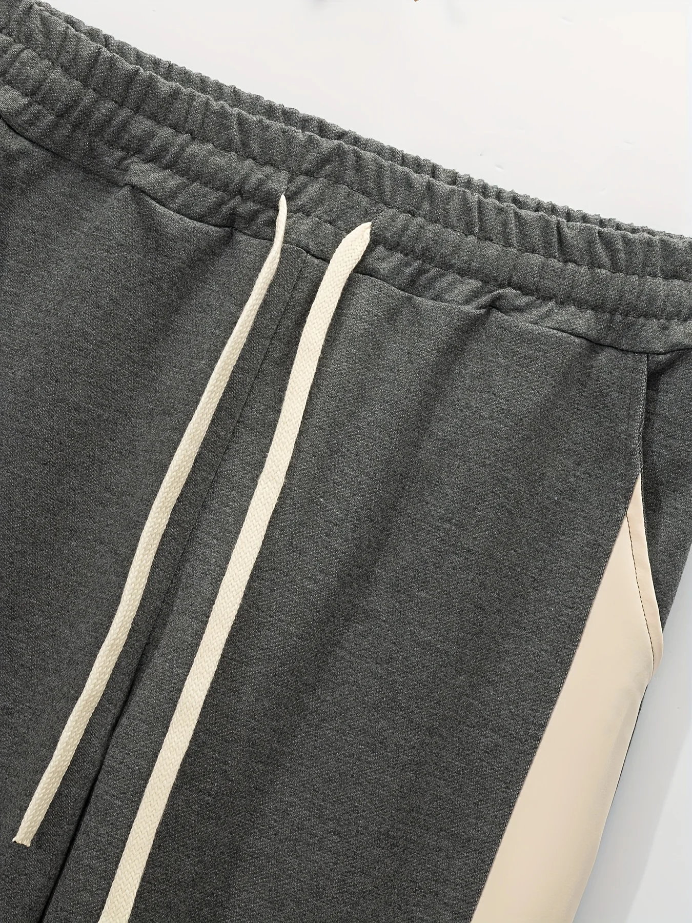 طقم جاكيت وسراويل بيسبول كاجوال للرجال من ألياف البوليستر - مسحوق الألوان، زر لأعلى، مع تفاصيل الحزام، مناسب للربيع/الاتحاد الأفريقي