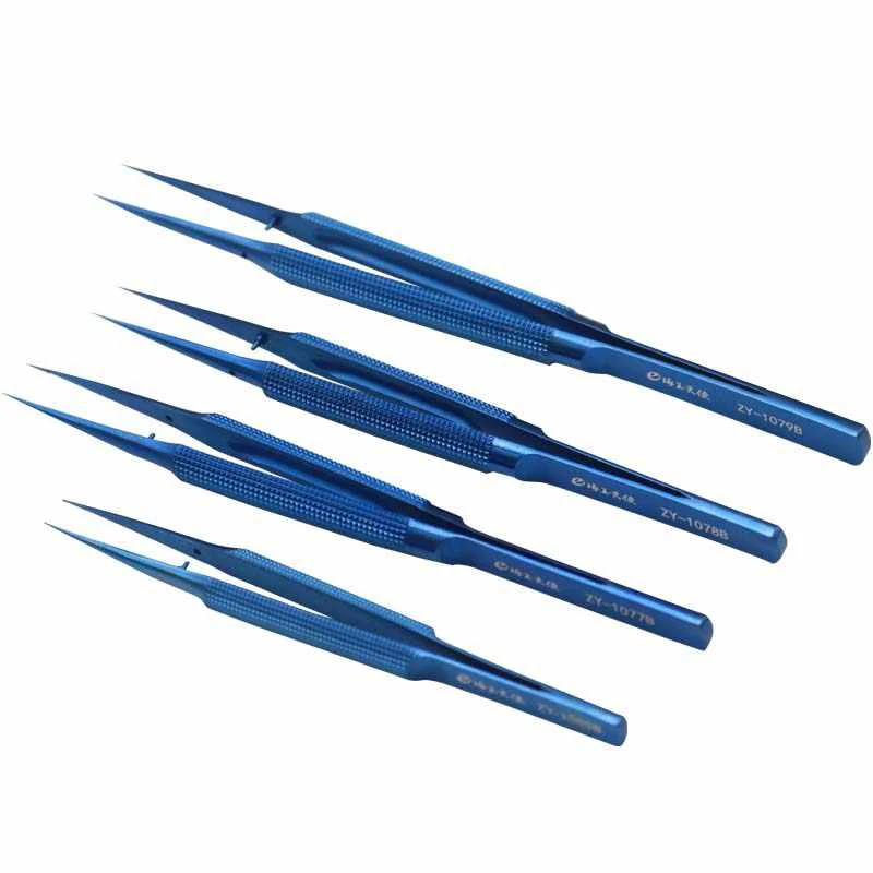 卓宇エンジェル眼科用顕微鏡ピンセット手術用ピンセット医療用チタン合金プラットフォーム顕微鏡組織ピンセット