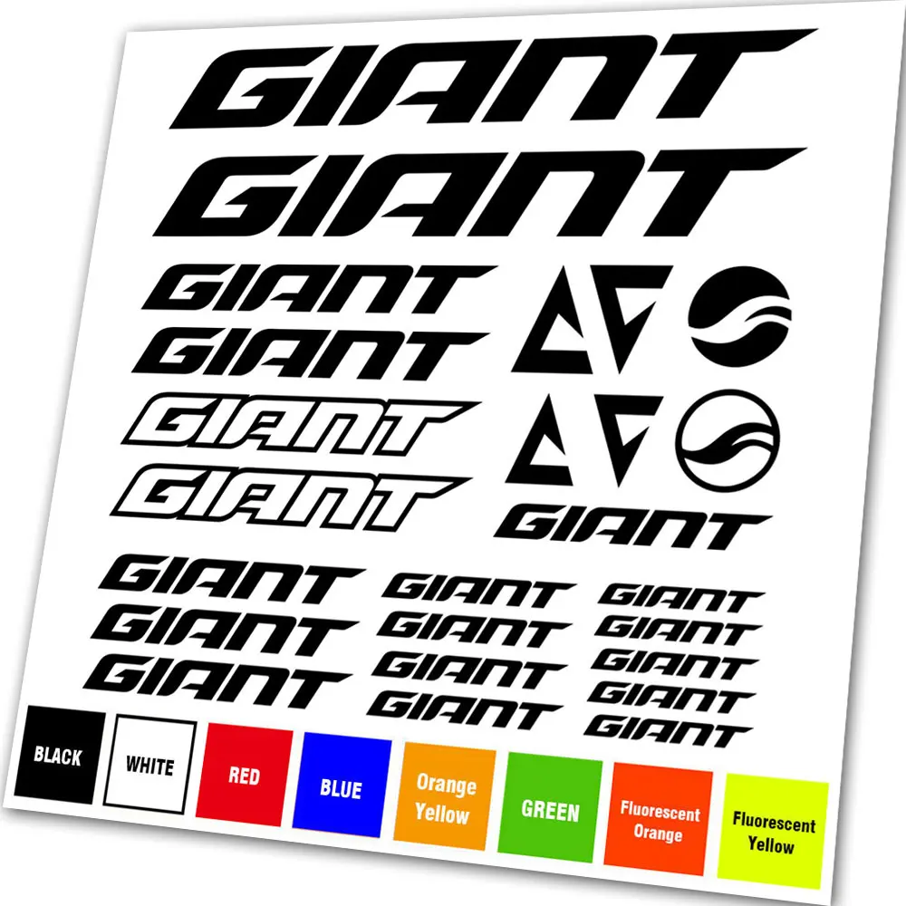 New For GIANT Bike Bicycle Cycling Frame Vinyl Decal Sticker Graphic Set -  AliExpress 34