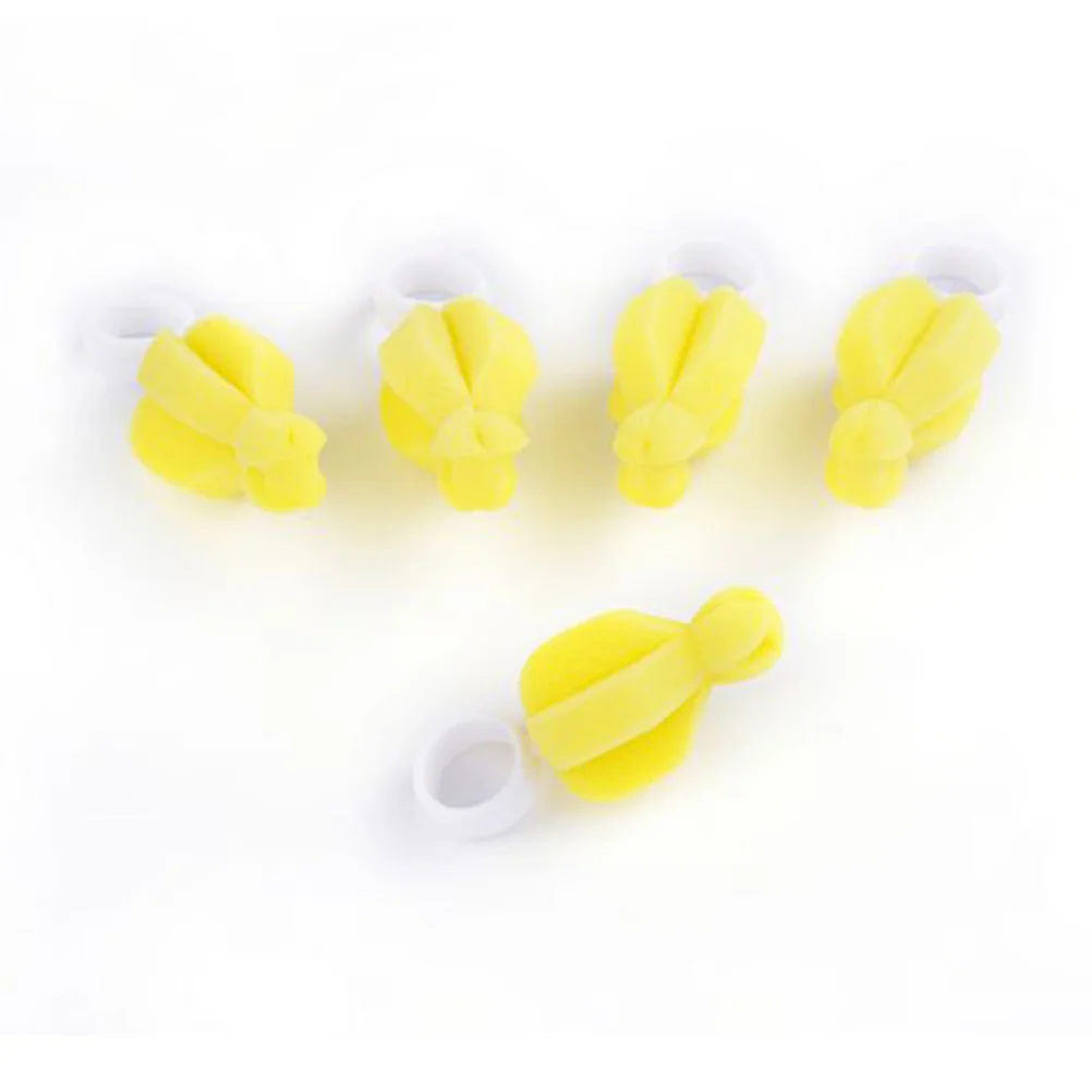 

20Pcs Baby Pacifier Cleaning Brush Set Soft Sponge Texture Non-Scratch Design for Hard-to-Reach Areas Portable Hanging Hole