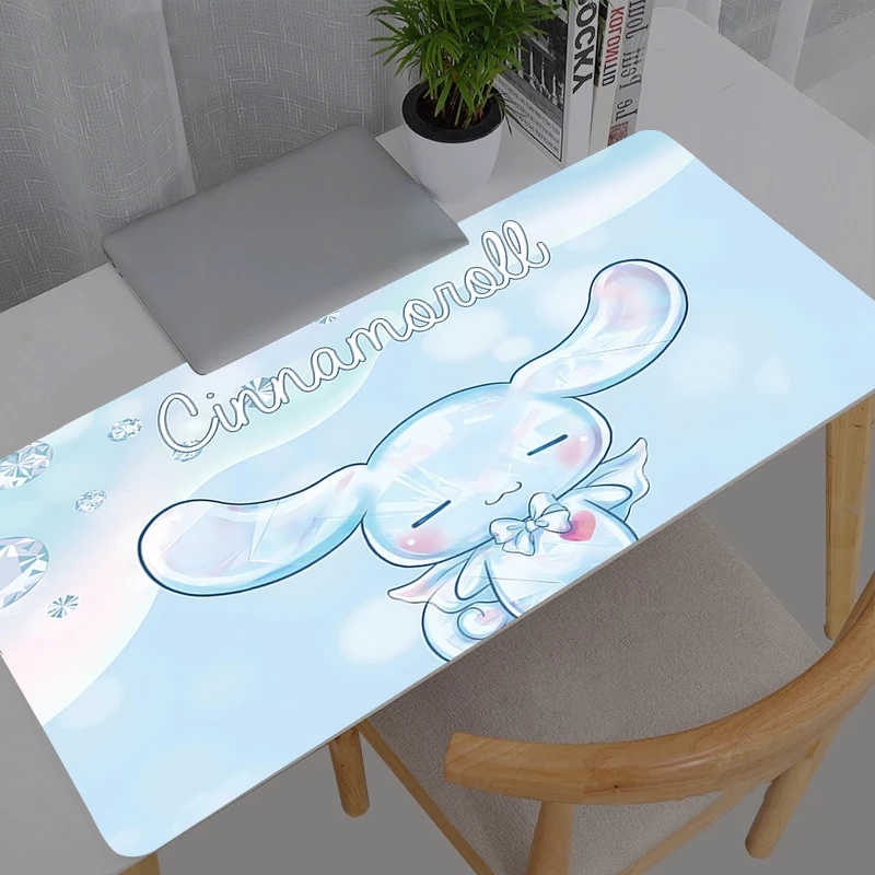 

Mouse Pad Sanrio Cinnamoroll Gamer PC Computer Large 900x400 XXL Desk Mat Keyboard Anime Gaming Accessories Mousepad Carpet