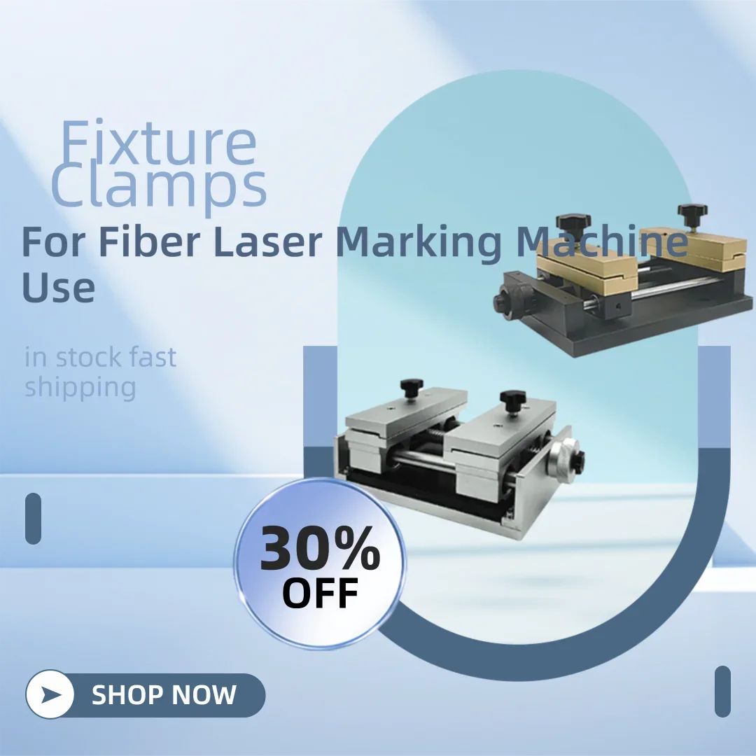 Fixture Clamps for Laser Marking Machine Use Platform Table Adjustable Movable Clamp Jig for Fiber Laser/CO2/UV Marker Engraver