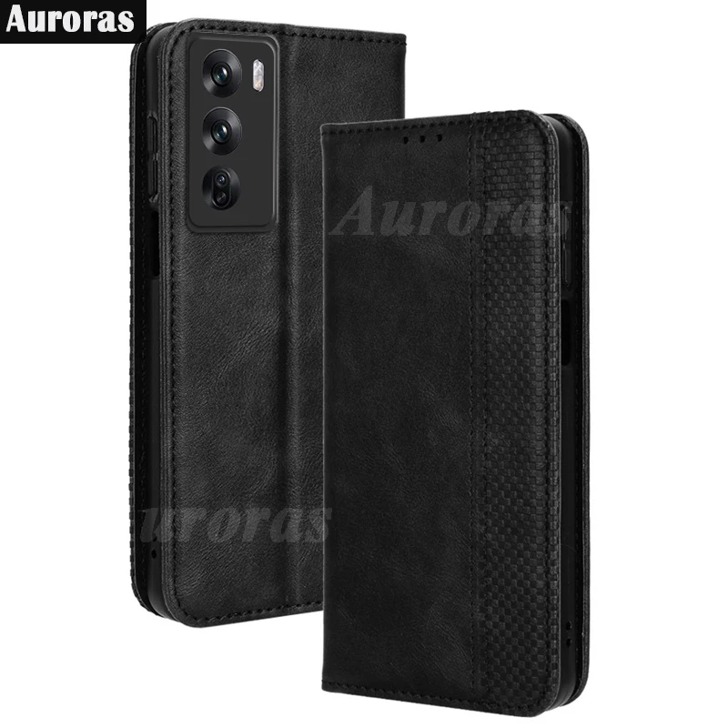 

For OPPO Reno 12 Pro 5G Flip Wallet Case Retro Magnetic Lasp Leather Card Slot TPU Back Cover For OPPO Reno 12F 4G/5G Shell