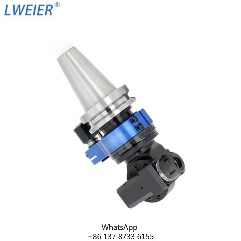 High Quality BT40/BT50 Horizontal Milling Accessories CNC Angle Head 90 Degree Factory Supply For Machine Tools