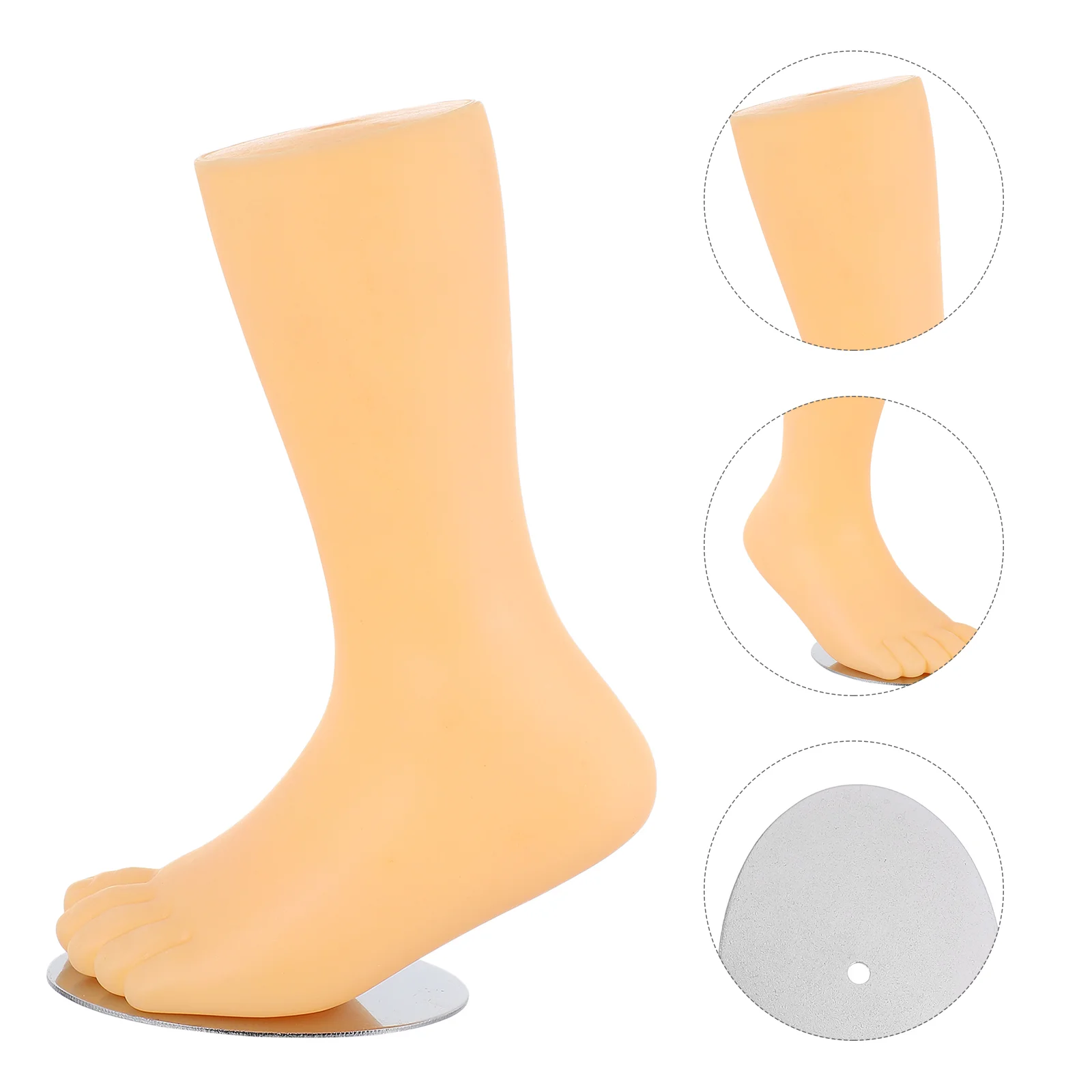 Baby Feet Booties Stands Children's Foot Model Clear Sandals Socks Display Kids Shoes Beige Men Women Toddler