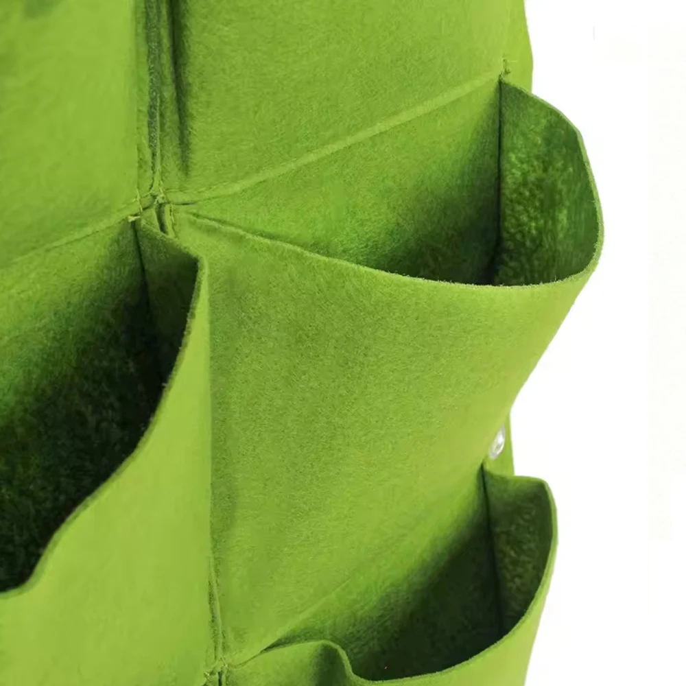 12/72 Pocket Felt Vertical Wall Hanging Planter Bag Home Garden Grow Bag Garden Planter Vertical Plant Pot Home Decor ﻿