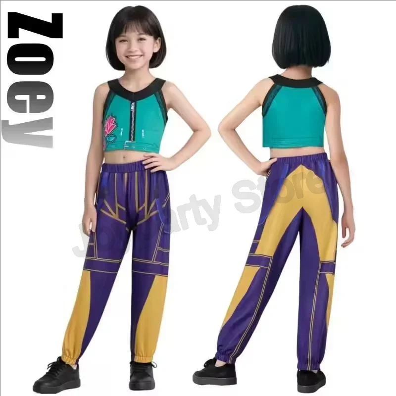 ملابس الفتيات ميرا رومي زوي للمسرح أزياء تنكرية سوداء للفتيات زي موحد لحفلات الهالوين لعب الأدوار مطبوعة فستان بتصميم حالم