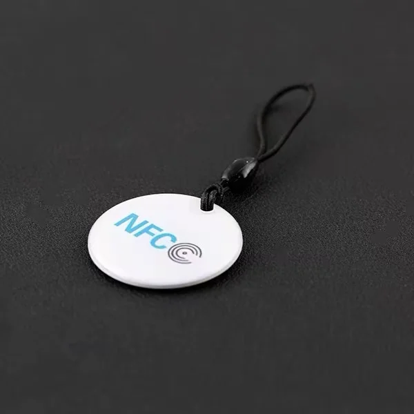 Электронная метка NFC, круглый кулон, чип S50, совместимый с RFID/NFC 13,56 МГц