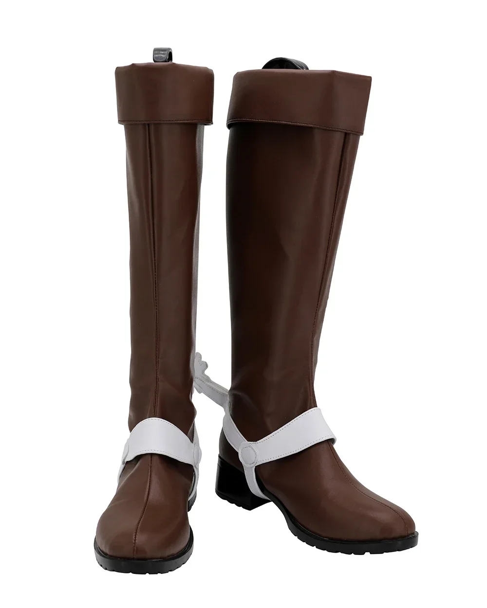 أحذية جوجو الغريبة للمغامرة دييغو براندو التأثيرية أحذية بنية مقاس مخصص إكسسوارات أزياء الرسوم المتحركة