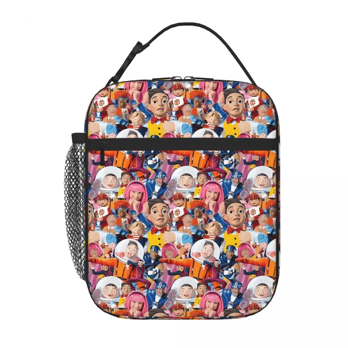 Bestselling Lazy Town Marble Print Adult Lunch Bag Urban Commute Insulated Lunch Bag