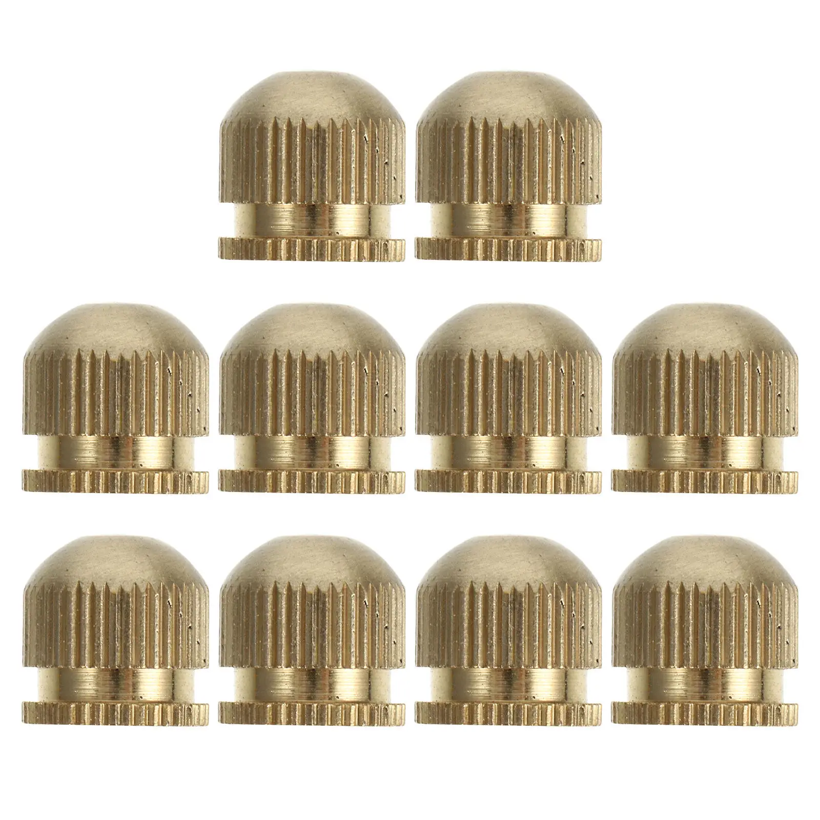 10Pcs Pure Copper Flush Mount Screw Nuts M5 Ceiling Fixture Caps Decorative Flower Branch Lamp Light Fixture Nuts