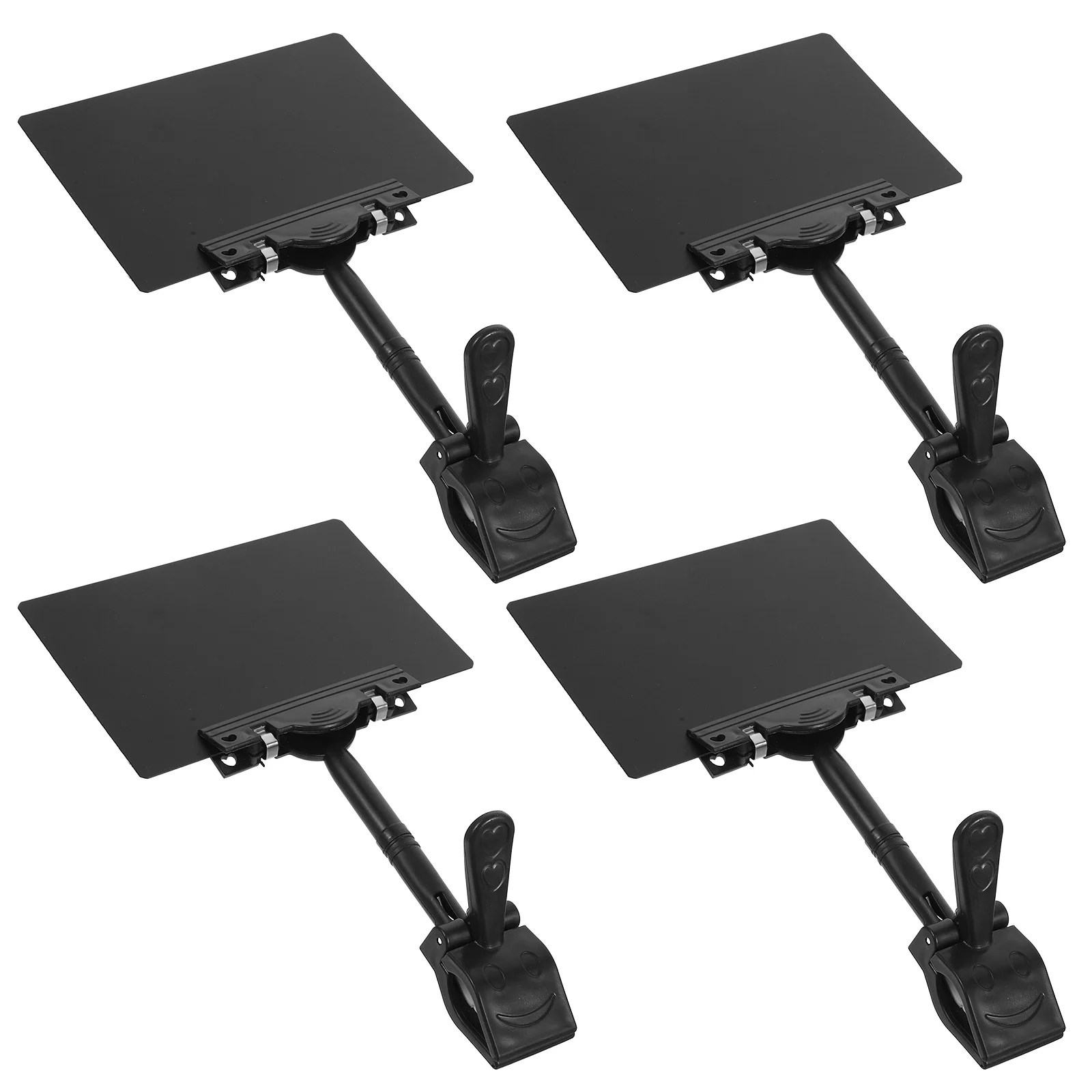 

4Pcs Rotating Clip Sign Holders Mini Blackboards Price Tags Double-Sided Writable Retail Tag Display Clips Sign Holder Clip