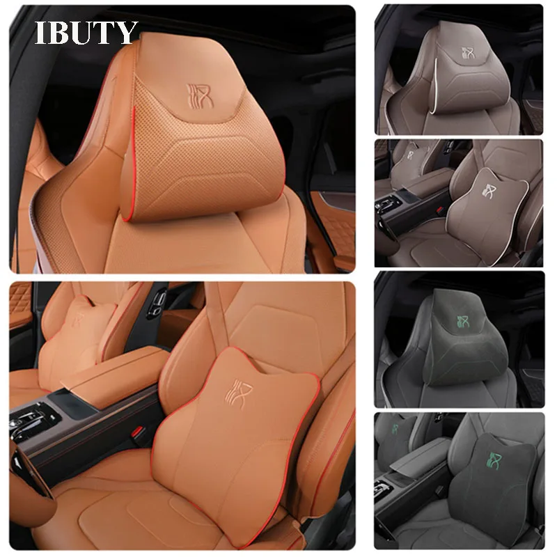 For BYD Han EV DM-i 2022 2023 Interior Accessories Car Front Rear Seat Headrest Neck Pillow Waist Pillow Neck Lumbar Support