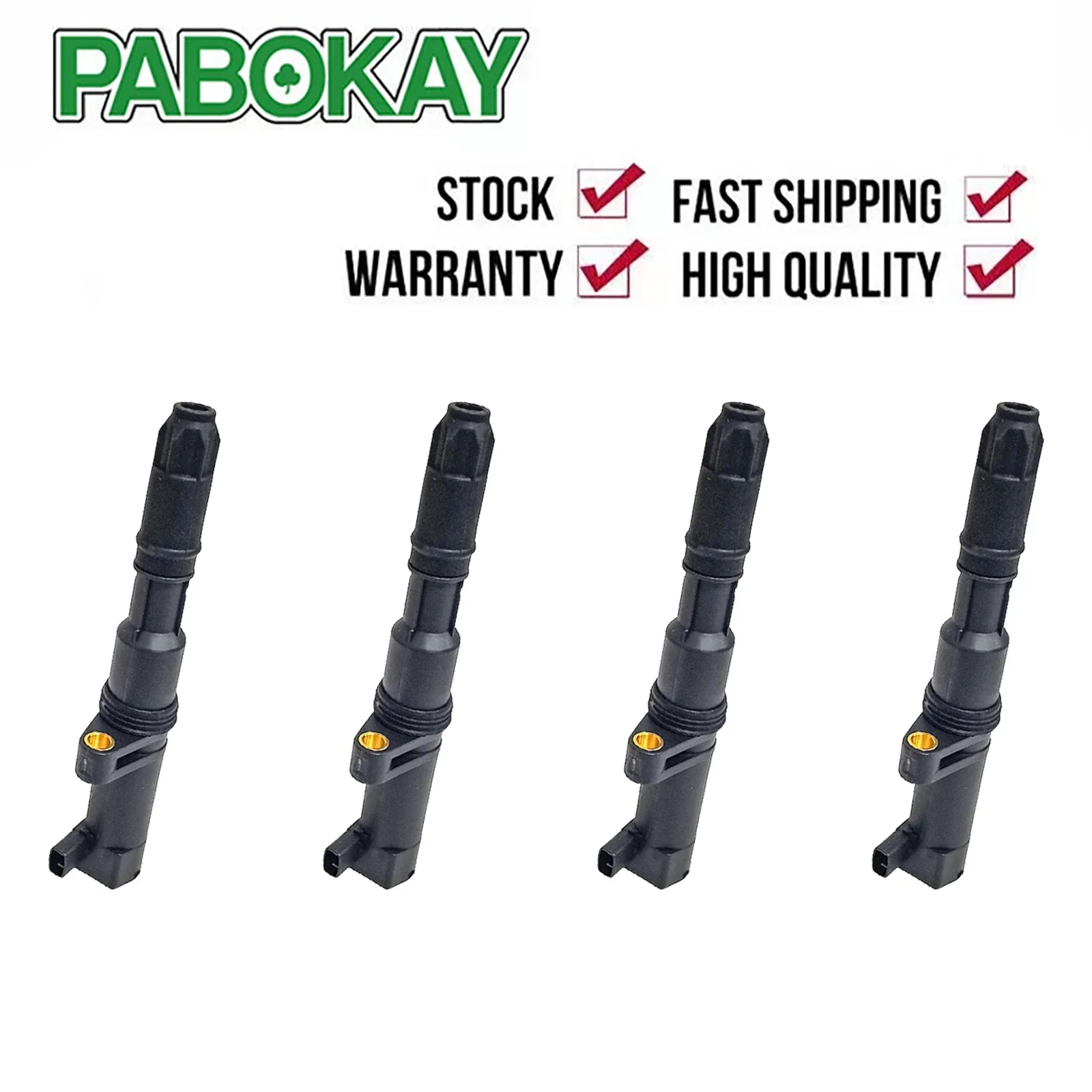 

4 Units x Ignition Coils For RENAULT DACIA NISSAN OPEL VAUXHALL 22-01-001 150063710 ADN11480 111.003 111.003E 211.004 211.004E
