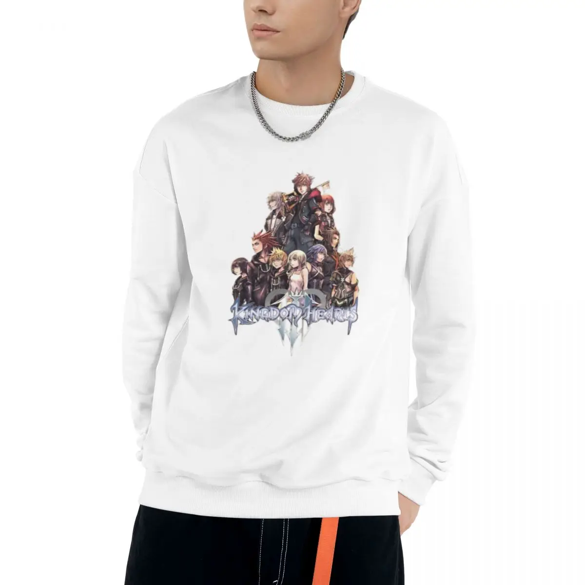 

Kingdom Hearts Hoodie Mens Fashion Warm Sweatshirt Hip Hop Hoodie Casual Streetwear Spring Autumn New Hoody