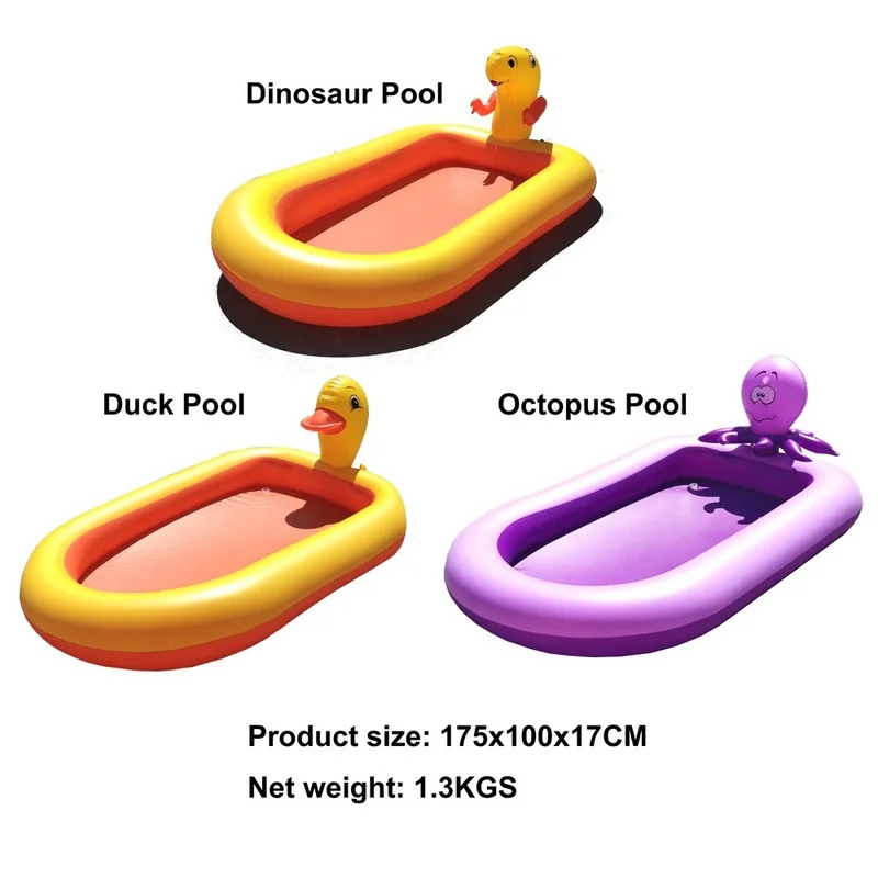 Children's Swimming Pool Fountain Outdoor Pool Dinosaur Sprinkler Tub Bathtub Water Toy Swimming Pool