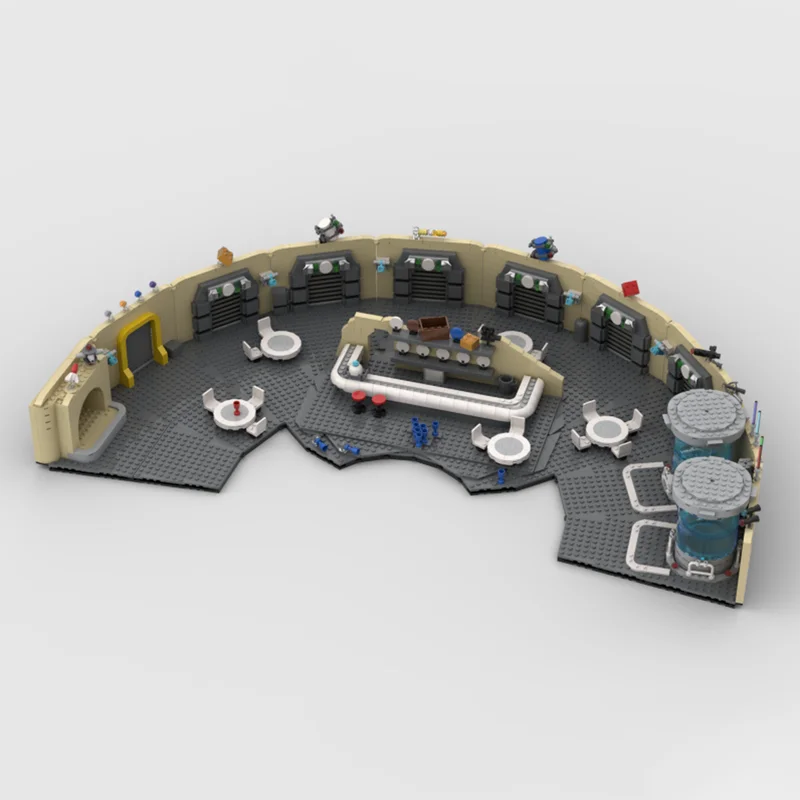 2410pcs MOC Saga Cantina Space Battle Galaxy SciFi Model Building Blocks Module Diorama Figure Ship Robot Aircraft City Toy Gift