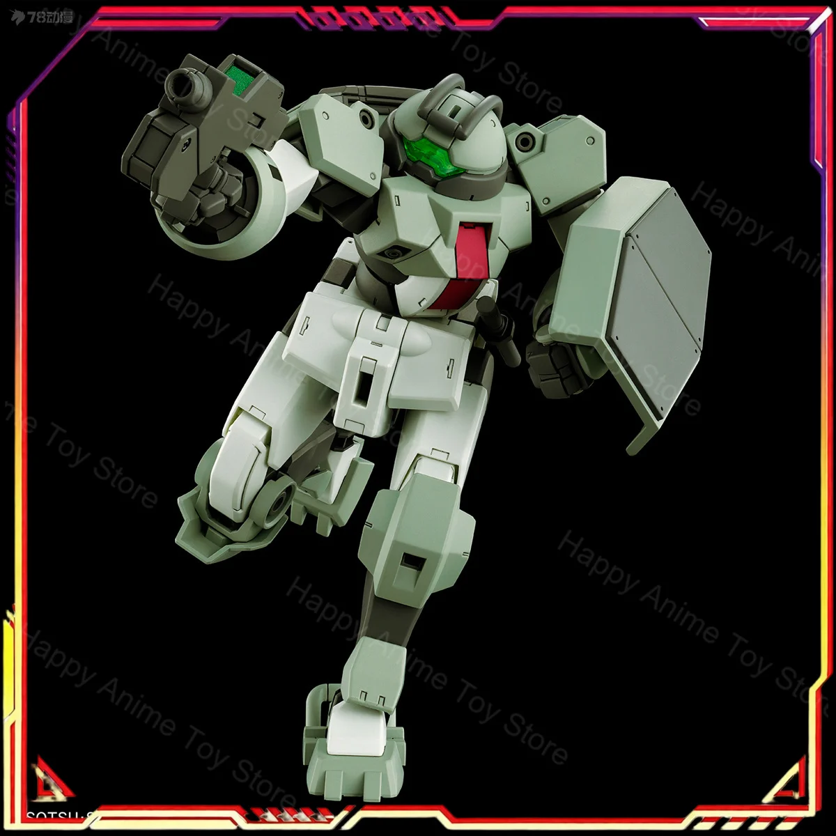 In Stock Bandai Original HG Gundam Mercury's Witch Series DEMI TRAINER＆EXPANSION PARTS SET Anime Action Assembly Model Toys Gift view 5