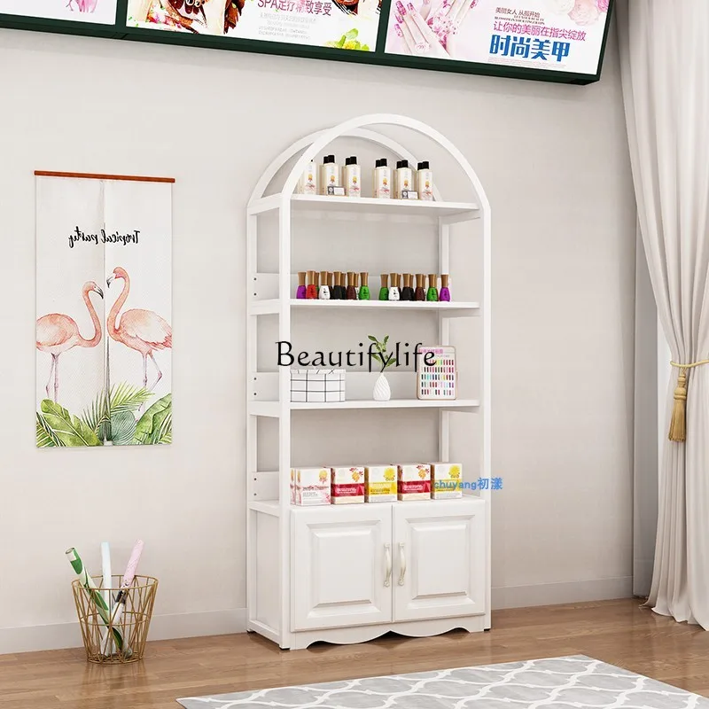 Beauty Salon Display Maternal and Infant Store Shelf Manicure Cabinet Cosmetics Display Stand