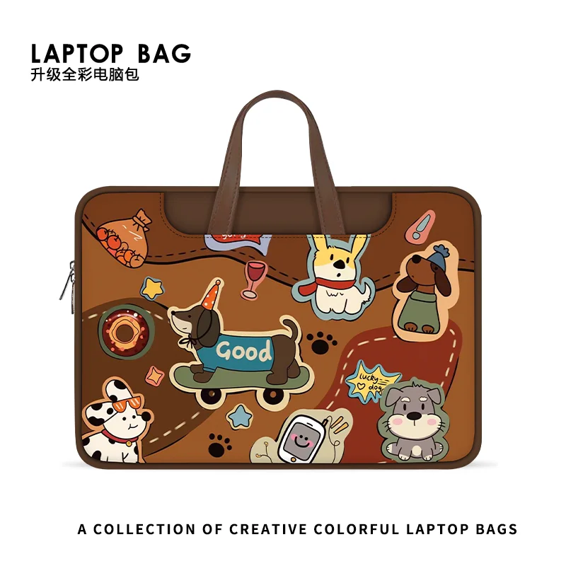 

Gift Laptop Bag Laptop Sleeve Laptop Protective Case for Macbook Case 12 13 14 15.6 16 Inch Macbook Air Asus Huawei Cartoon Dog