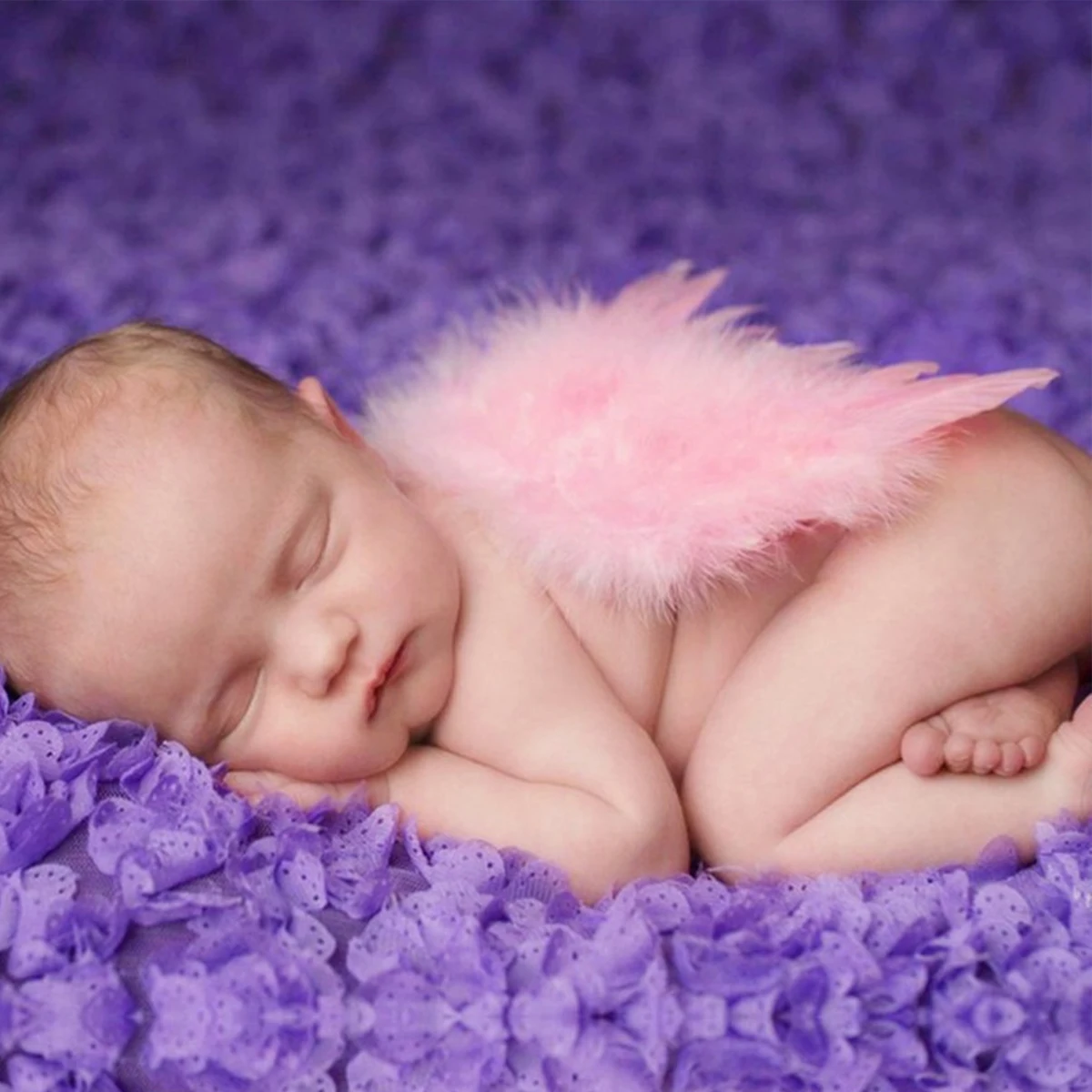 

Children'S Angel Wings Photo Prop Costume Birthday Shower Light Pink Kids Wings Accessory Role Play
