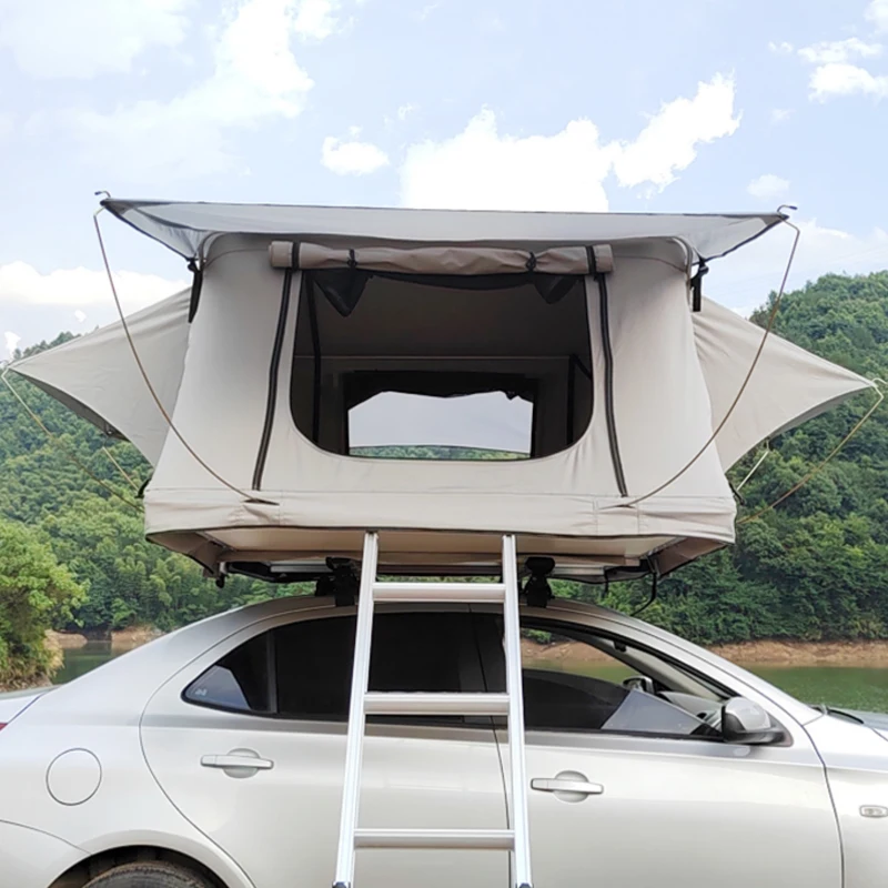 Roof Tent House Fully Automatic Vehicle Self-driving Tour Outdoor Car Off-road SUV Folding Hard Shell Camping Travel Bed