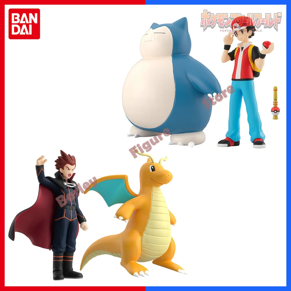 

Bandai Candy Pokemon Scale World Kanto Region Red Kabigon Wataru Kairyu Anime Original Figures Model Ornaments Collection Toys