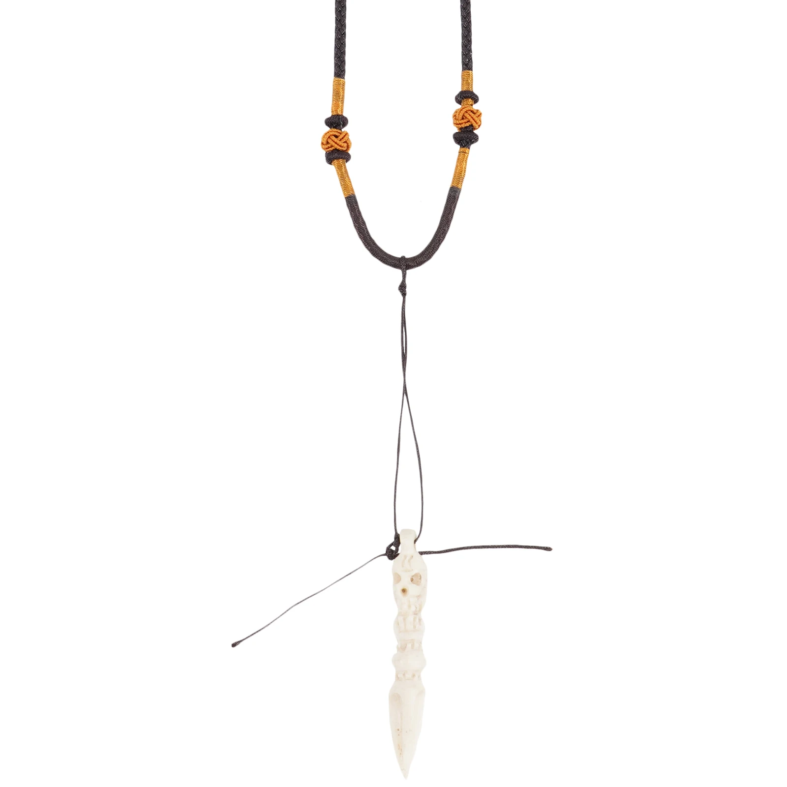 

Vajra Pendant Beef Bone Handmade Charm Necklace Decor Handmade Pendant Necklace Charm Tibet Ornament Vajry Pestle Crafts Gifts