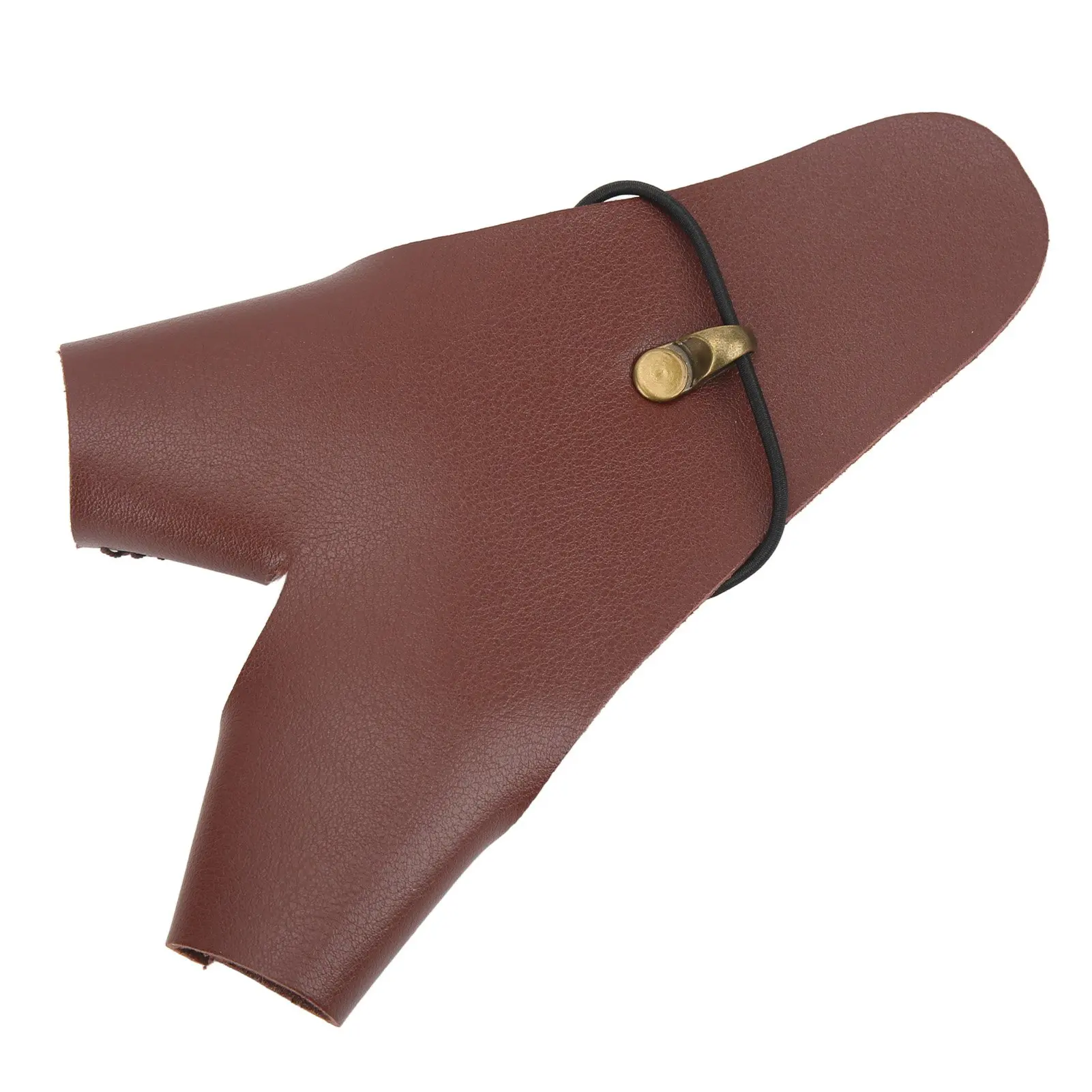 Archery Hand Guard Protector PU Leather Adjustable Shooting Hand Guard Glove for Traditional Archery Outdoor