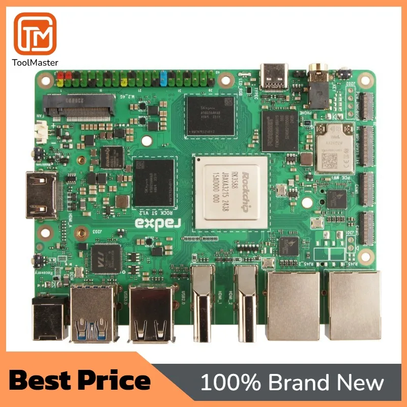 

【Hot Sale】Radxa ROCK 5T RK3588 8-core CPU, 8K , LPDDR5 RAM, And WiFi 6