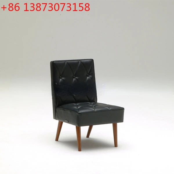 Dining Chair Modern Cloth Leather Art Pull Buckle Armchair Study Log Computer Chair