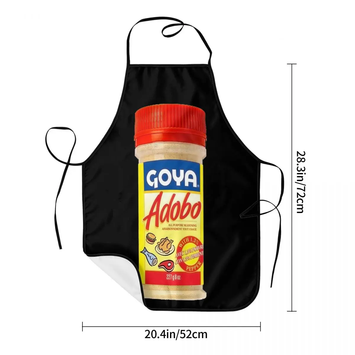 Adobo Apron Chef Cooking Baking Tablier Waterproof Bib Kitchen Cleaning Pinafore for Women Men Painting