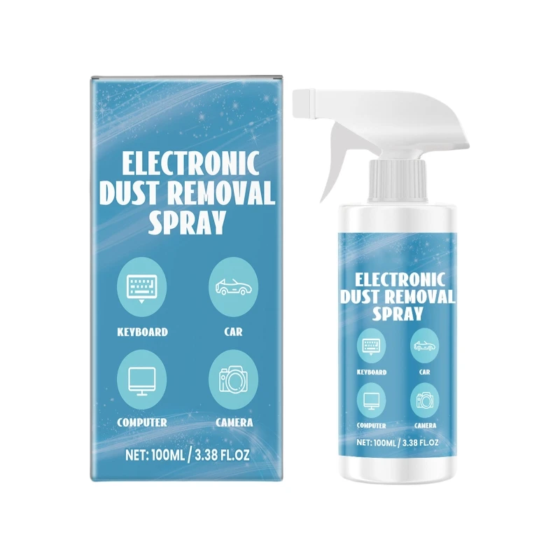 Electronic Dust Sprayer 100ml Portable &Travel Friendly Designs for Home Office Remove Dust,Dirt Contaminants on Contact