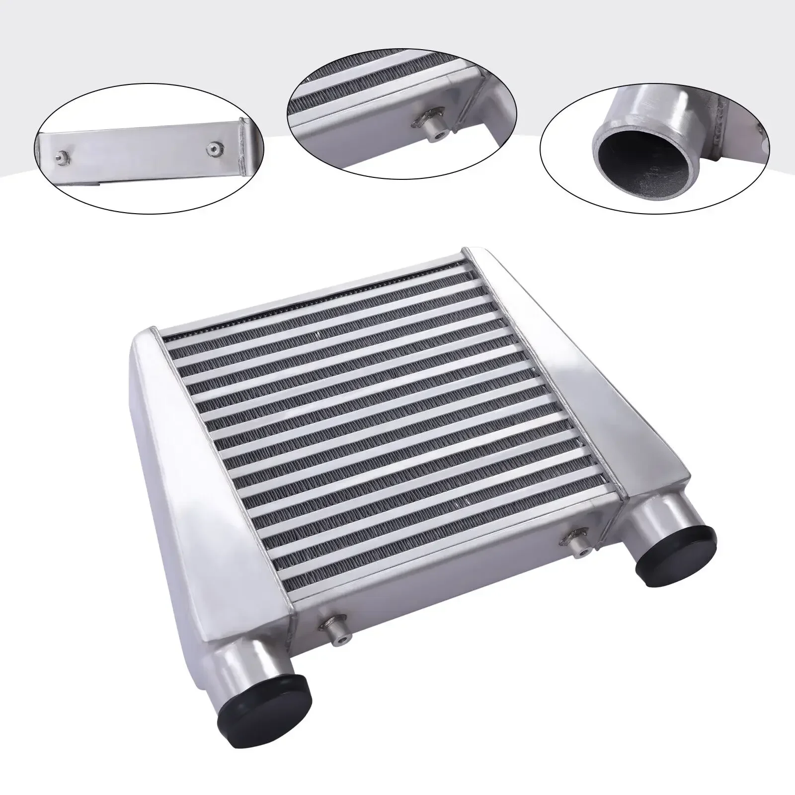 

Universal Front Mount Intercooler 17x11x2.75" - Turbo FMIC Single Side 2.5" In/Outlet, High Performance (YCZ-034)