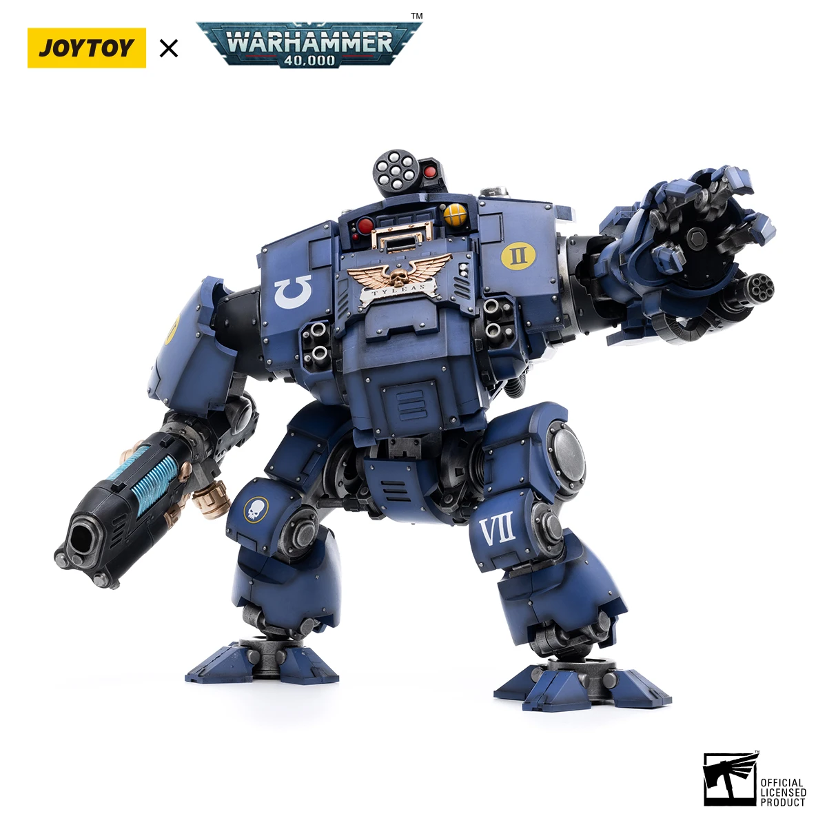 Joytoy warhammer 40k 1/18 figura de ação uittramarines redemptor dreadnought irmão Tyleas anime figura brinquedos presente