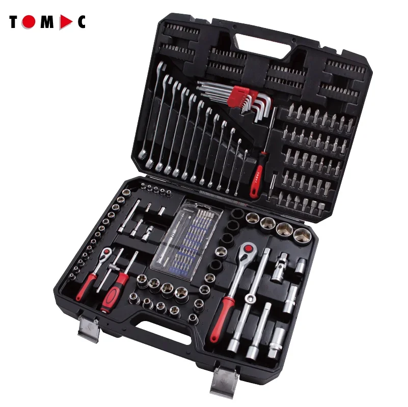 Tomac 250 pcs new design Customized Professional Universal vehicle hand tool cases Delivery From Europe