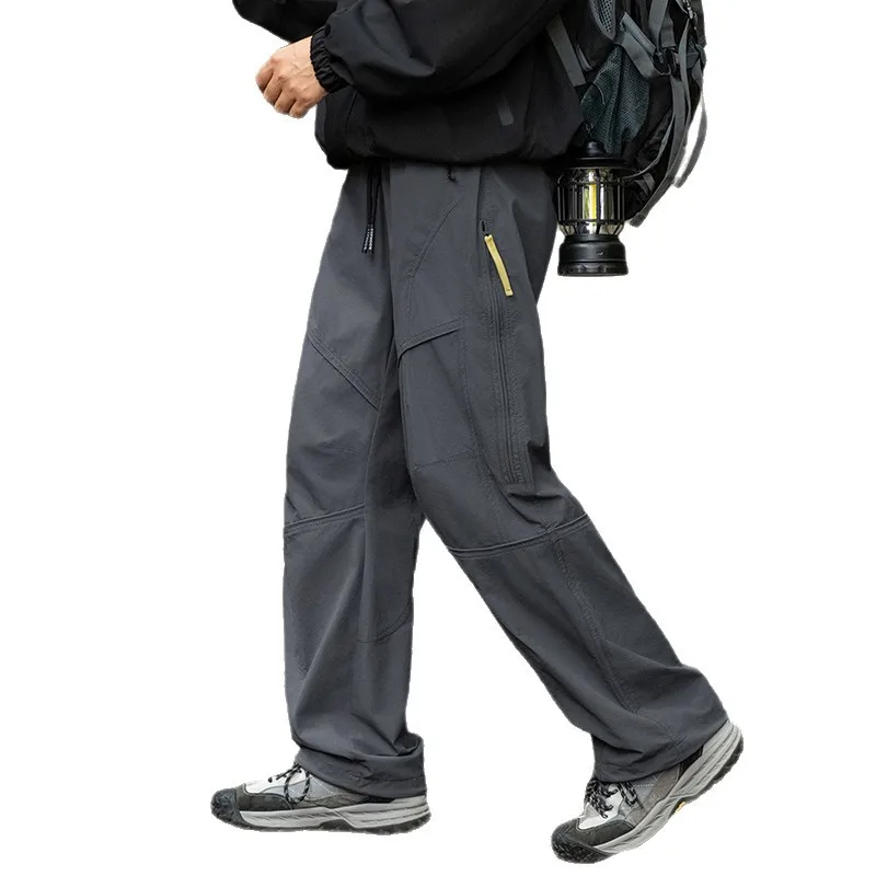Men's and Women's Waterproof Hiking Pants, Wool Warm Hiking Workwear Pants, Autumn Fishing Camping Bike Hiking Pants