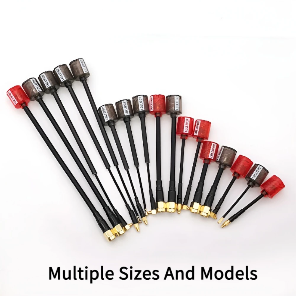 Lollipop 5 RHCP 5.8GHz FPV Antenna 2.8dBi High-Gain FPV Antenna for RC Drone Transmitters and Receivers SMA/RP-SMA/MMCX/UFL view 5