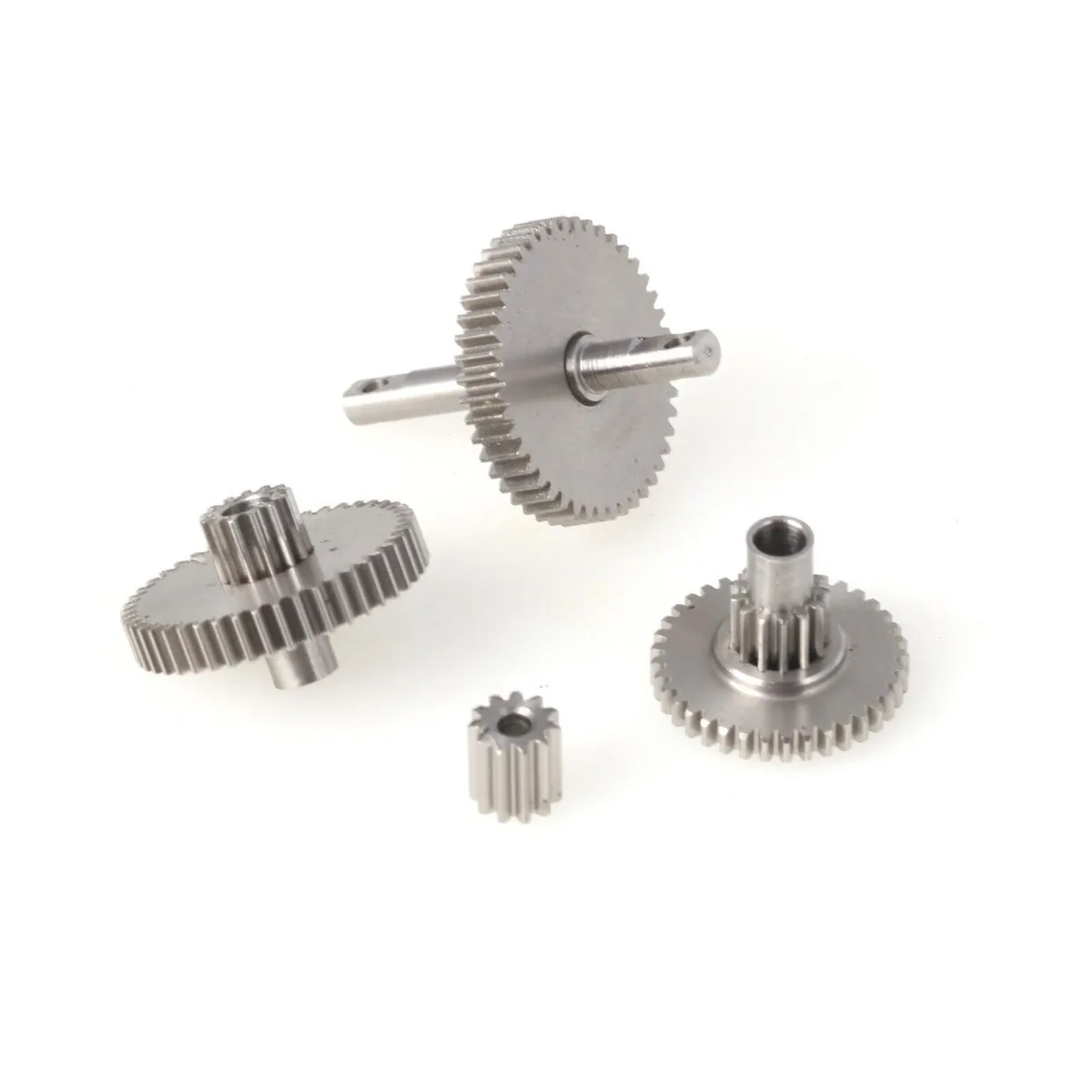 

LCX Racing 1/18 RC Crawler Car Stainless Steel Transmission Gear Set Gearbox Gears Upgrades Parts Accessories for Traxxas TRX4M
