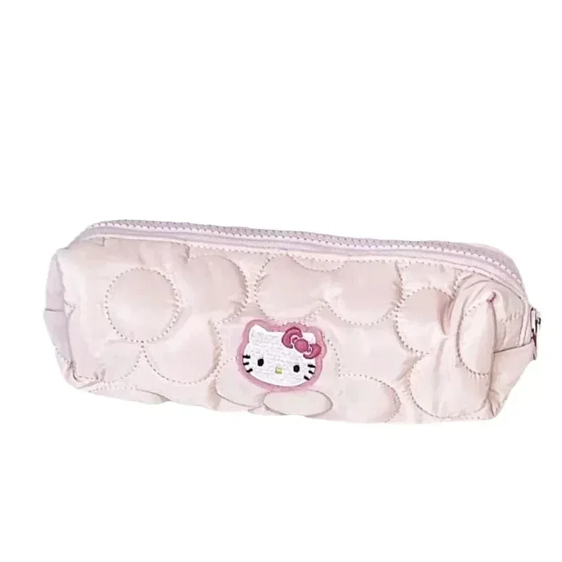 Sanrio Hello Kitty Astuccio per penne Simpatico cartone animato Anime KT Cat Kuromi Astuccio per matite Borsa per cosmetici Bambini che imparano Regali di festa di cancelleria