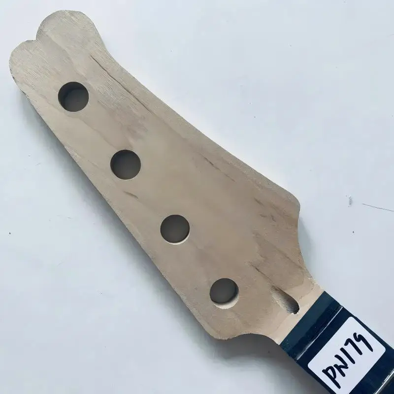 PN179 Unfinished Right Hand 4 Strings Electric Bass Neck Maple Rosewood 21 Frets 864mm Scales Length Surface Damages & Dirty