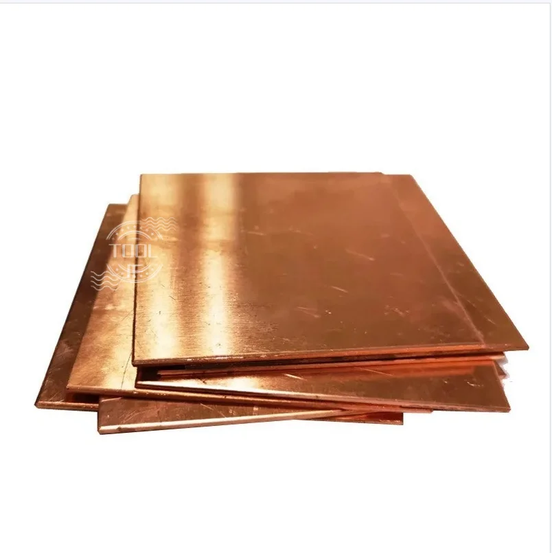 

T2 Red Copper Precision Strips - Laser-Cut Flat Bars for High-Efficiency Heat Dissipation & Conductivity (0.5-5mm)