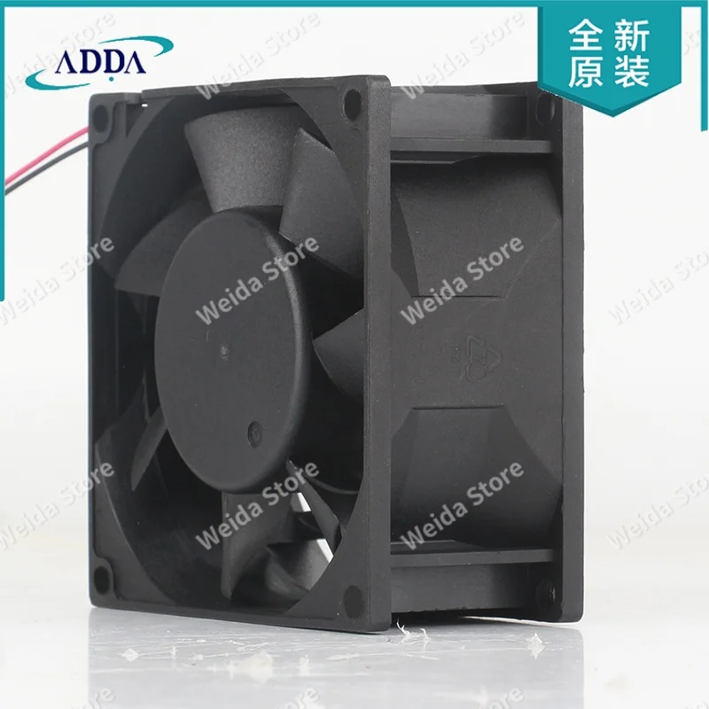 ADDA DC12V 0.80A AC EC 8038 8CM 80X80X38MM 2-wire High air volume ball bearing double blade AD0812HB-F71DS coolingfan